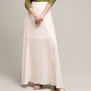 New Anthropologie KINSALE MAXI SLIP SKIRT 6